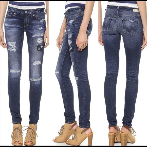 AG Digital Luxe Denim The Legging Super Skinny 26R - Picture 1 of 10